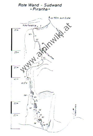 Rote Wand Südwand - Piranha - BST 1988-5