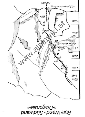 www.alpinwiki.at Rote Wand Südwand - Diagonale - BST 1988-7